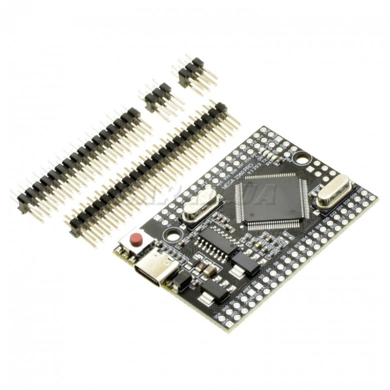 Модуль Arduino MEGA 2560 R3 PRO (CH340G) Type-C для Arduino (датчик, плата розширення) для DIY проєктів та навчання