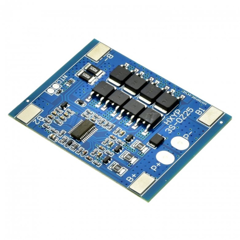 Контролер (балансир) заряду/розряду LiIo батарей HXYP-3S-0Z25 BMS 3S 25A для ремонту, складання та обслуговування елек