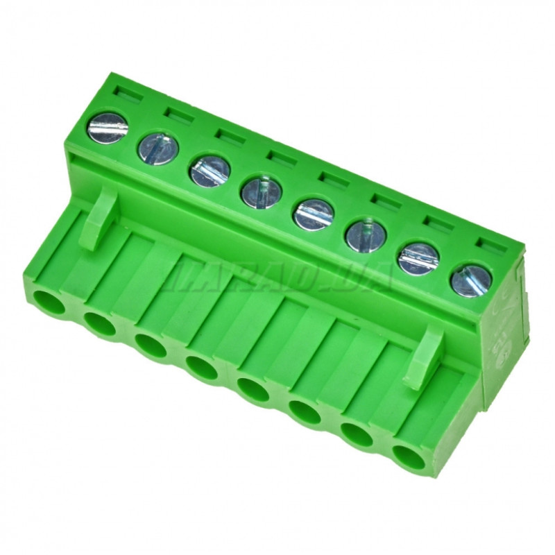 Клемник гвинтовий 2EDGK-5.08-08P-14-00A[H] (клемна колодка, terminal block) для підключення та фіксації проводів