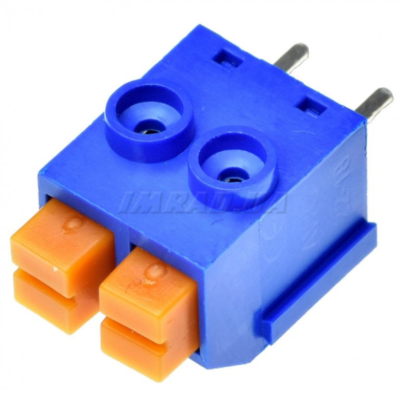 Клемник гвинтовий DG390-5.0-02P-12-00A[H] (клемна колодка, terminal block) для підключення та фіксації проводів