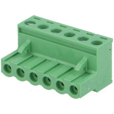 Клемник гвинтовий 2EDGK-5.0-06P-14-00AH (клемна колодка, terminal block) для підключення та фіксації проводів