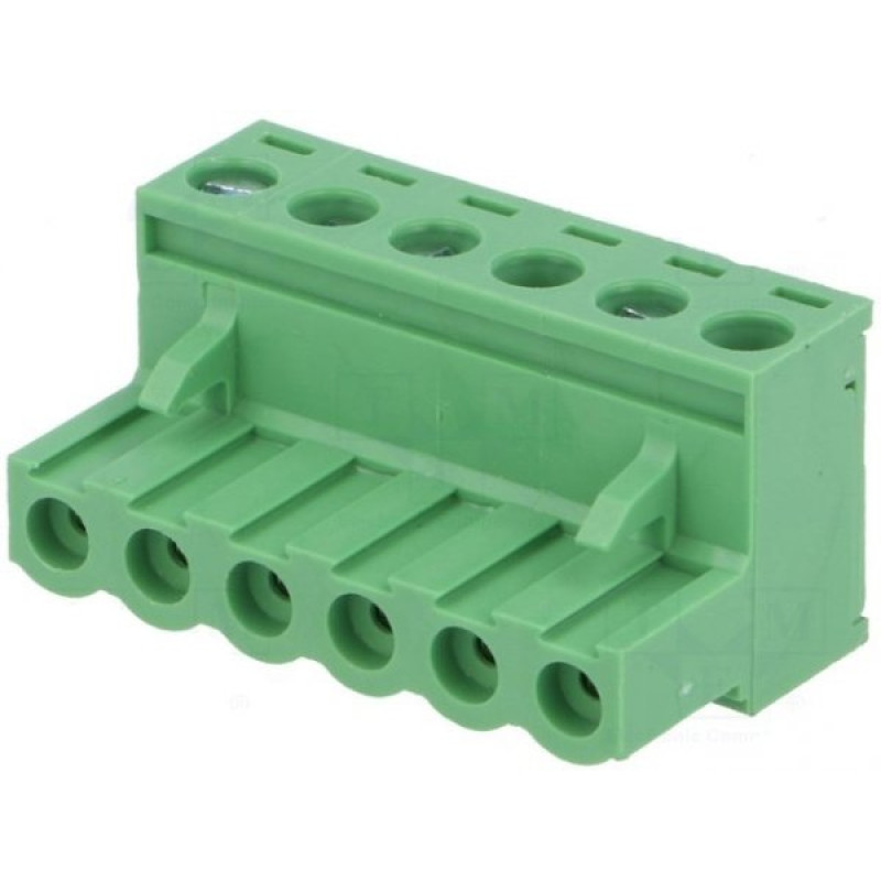 Клемник гвинтовий 2EDGK-5.0-06P-14-00AH (клемна колодка, terminal block) для підключення та фіксації проводів