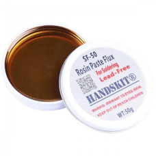 Паяльный флюс канифоль HandsKit SF-50, 50гр. (канифоль, флюс-паста) для монтажной и ручной пайки электроники