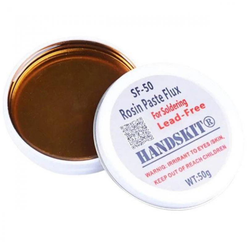 Паяльний флюс Каніфоль HandsKit SF-50, 50гр. (каніфоль, флюс-паста) для монтажної та ручної пайки електроніки