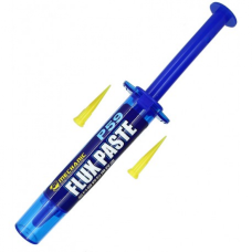 Паяльний флюс Паяльна флюс-паста P59, 10гр. у шприці, біла (каніфоль, флюс-паста) для монтажної та ручної пайки електроніки