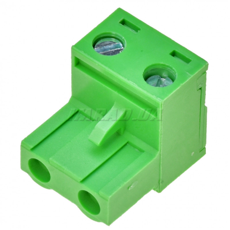 Клеммник винтовой 2edgk-7.5 - 02p (клеммная колодка, terminal block) Для подключения и фиксации проводов