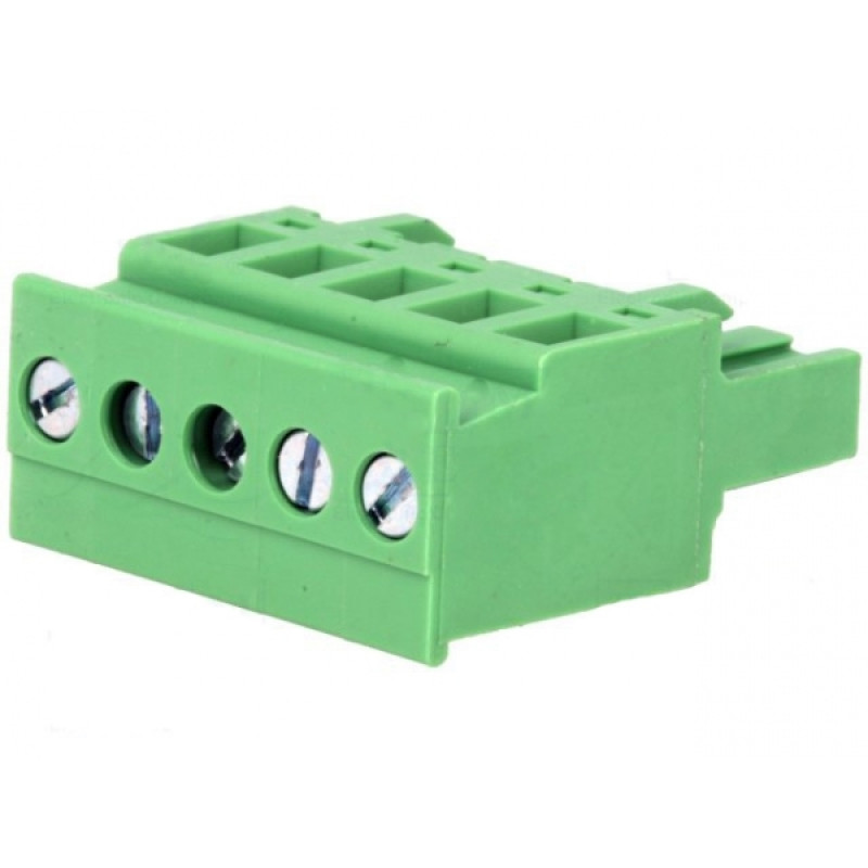 Клеммник винтовой 2edgka-5.08 - 05p (клеммная колодка, terminal block) Для подключения и фиксации проводов