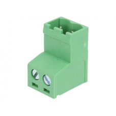 Клемник гвинтовий 2EDGKR-5.08-02P14 (клемна колодка, terminal block) для підключення та фіксації проводів