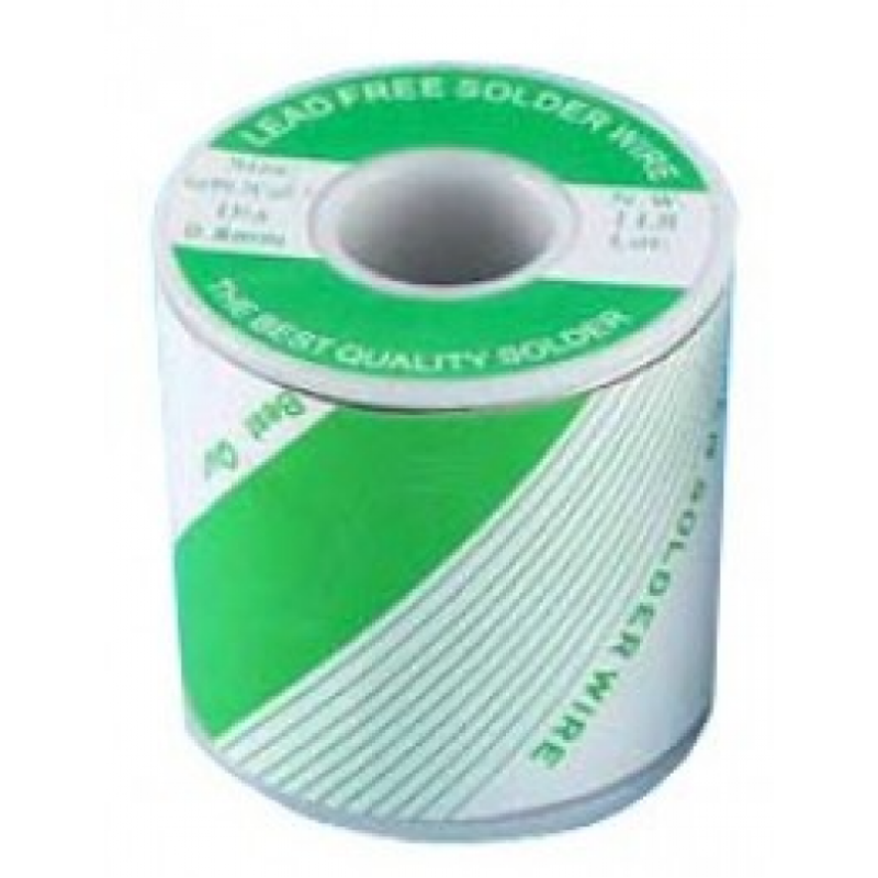 Припой Sn99,3cu0, 7 флюс No clean 1,1% D=1.0 мм 500гр (оловянно-свинцовый сплав, solder wire) для ручной и монтажной пайки Электроник