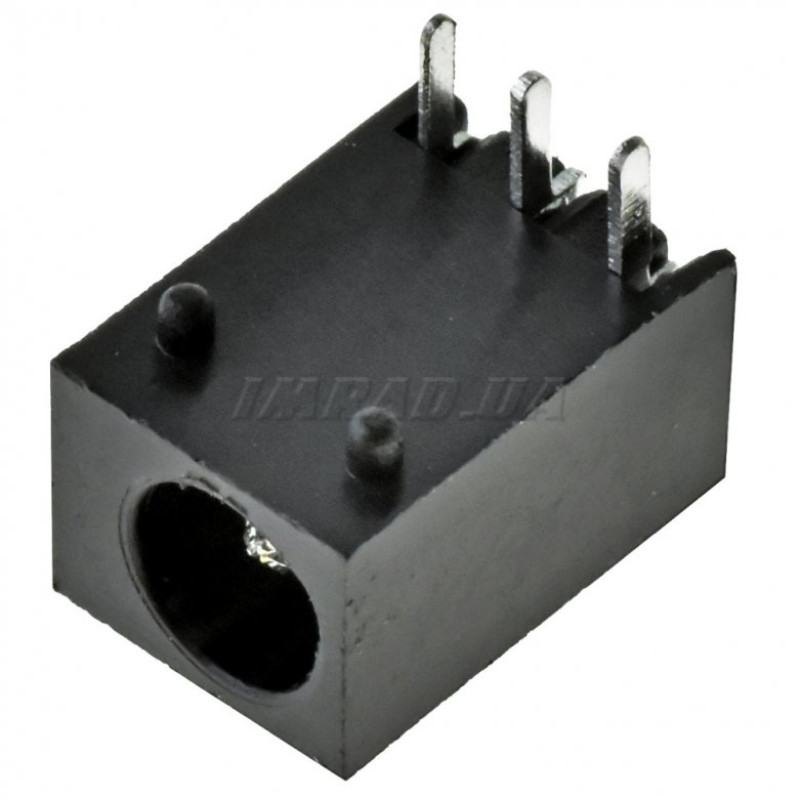 DC разъем питания DJK-07D (гнездо, коннектор) для подключения адаптеров и блоков питания