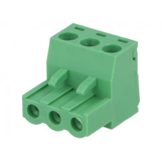 Клемник гвинтовий TBW-5-3P/GN (клемна колодка, terminal block) для підключення та фіксації проводів