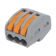 Клеммник винтовой DG223-4.61-03p-11 (клеммная колодка, terminal block) Для подключения и фиксации проводов