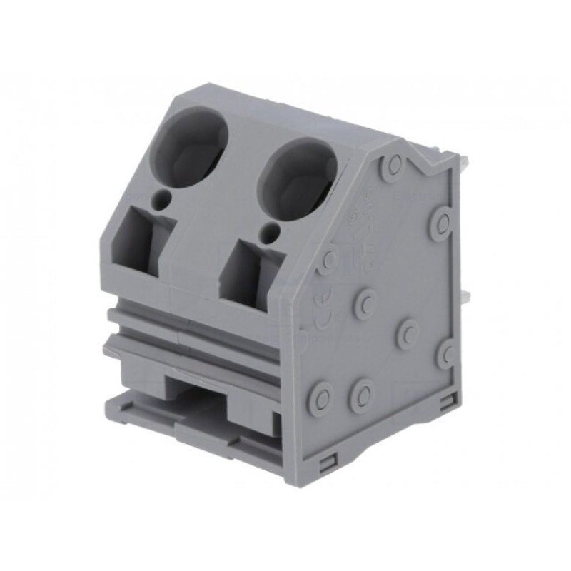 Клеммник винтовой DG264-15.0 - 02p (клеммная колодка, terminal block) Для подключения и фиксации проводов