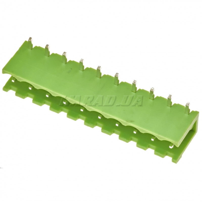 Клемник гвинтовий TBG-5-KB-10P-GN (клемна колодка, terminal block) для підключення та фіксації проводів