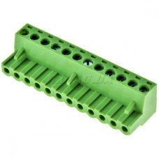 Гвинтовий клемник TBW-5.08-K-12P (клемна колодка) для надійного підключення та фіксації проводів