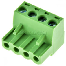 Клеммник винтовой TBW-5.08-K-4P (клеммная колодка, terminal block) Для подключения и фиксации проводов