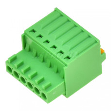 Клемник гвинтовий 15EDGKD-2.5-06P-14-00AH (клемна колодка, terminal block) для підключення та фіксації проводів