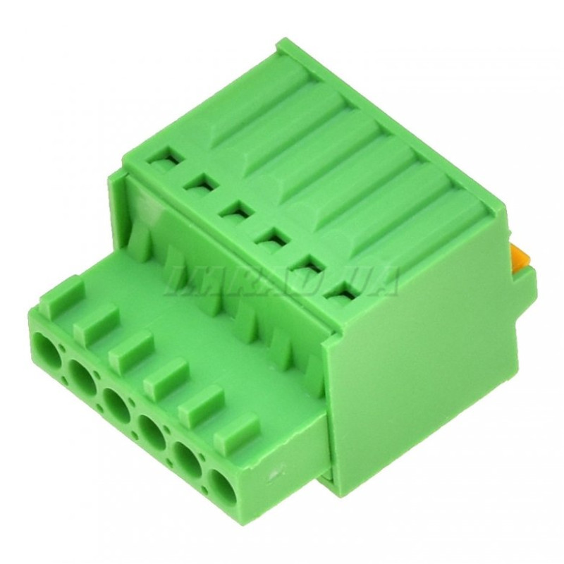 Клемник гвинтовий 15EDGKD-2.5-06P-14-00AH (клемна колодка, terminal block) для підключення та фіксації проводів