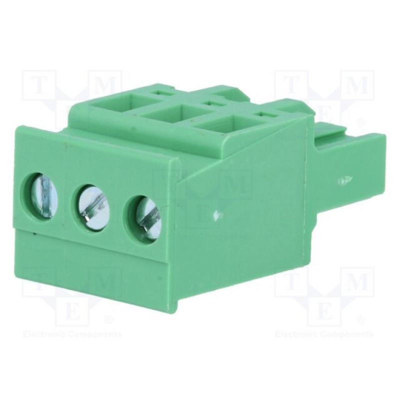 Клеммник винтовой 2edgka-5.08-03p-14-00ah (клеммная колодка, terminal block) Для подключения и фиксации проводов