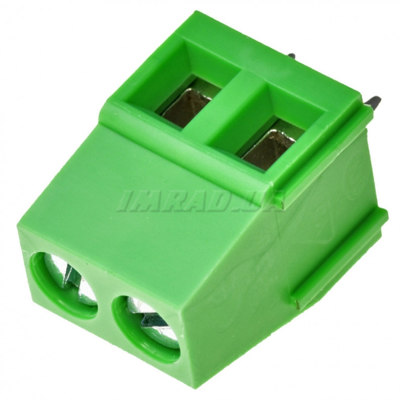 Клемник гвинтовий DG128-5.0-02P-14-00AH (клемна колодка, terminal block) для підключення та фіксації проводів