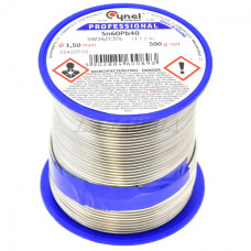 Припой LC60-1.50/0.5 (оловянно-свинцовый сплав, solder wire) для ручной и монтажной пайки электроники