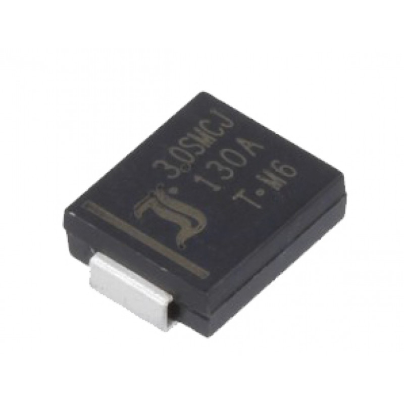 Захисний діод 3.0SMCJ130A (TVS, супресор перенапруги) для захисту живлення та сигнальних ліній