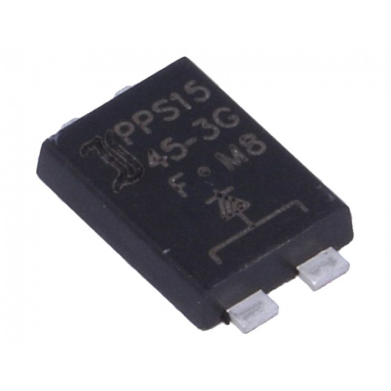Диод Шоттки PPS1545-3G (быстродействующий выпрямительный) для DC-DC преобразователей и импульсных блоков питания