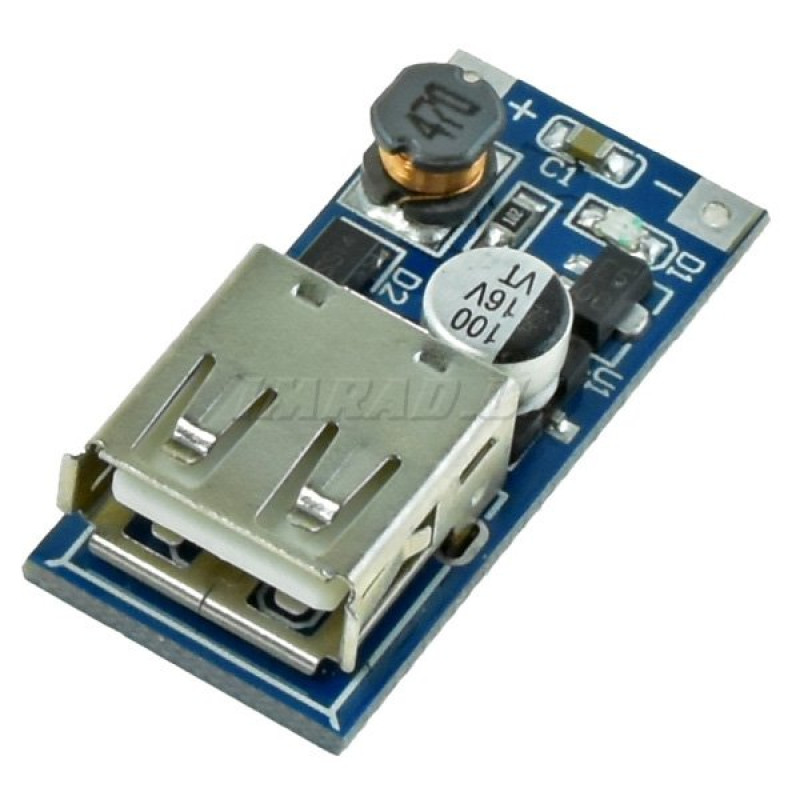 Підвищуючий DC-DC 5V с USB для ремонту, складання та обслуговування електроніки