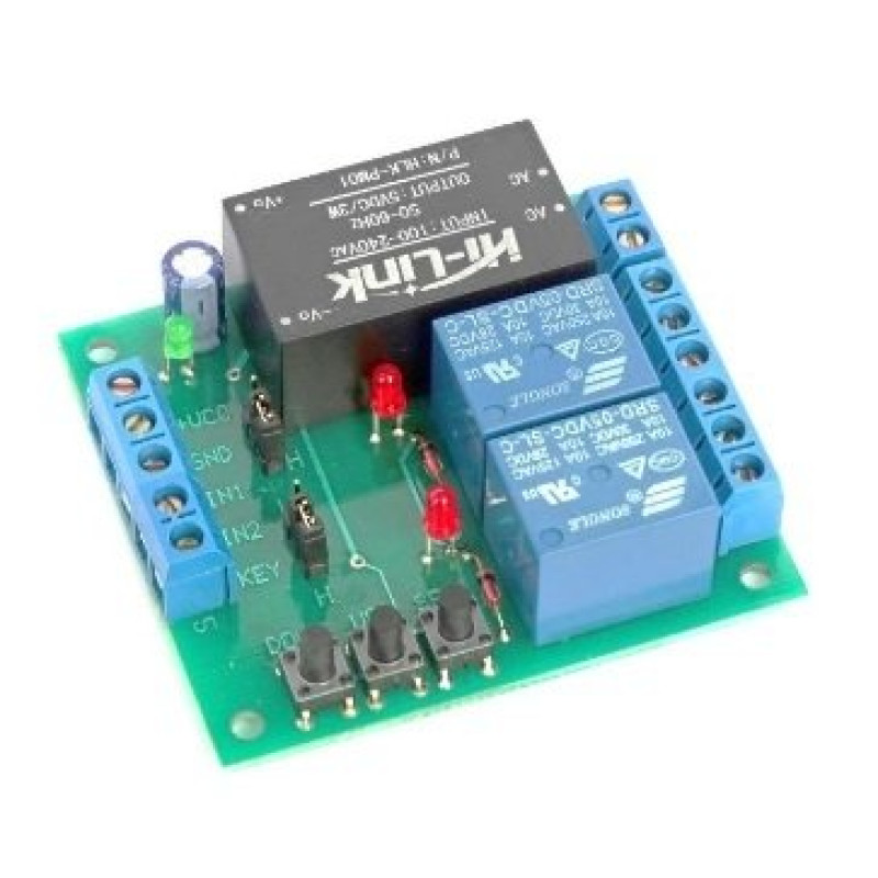 Блок питания + 2 реле PSR-05ur2 для ремонта, сборки и обслуживания электроники