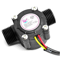 Модуль Датчик витрати рідини YF-S201 для Arduino (датчик, плата розширення) для DIY проєктів та навчання