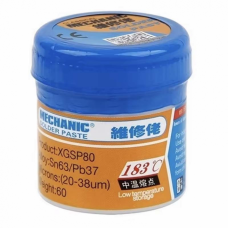 Паяльный флюс паяльная паста XGSP80 (канифоль, флюс-паста) для монтажной и ручной пайки электроники