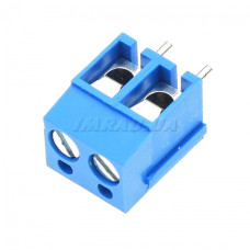 Клемник гвинтовий KLS2-300-5.00-02P-2S (клемна колодка, terminal block) для підключення та фіксації проводів