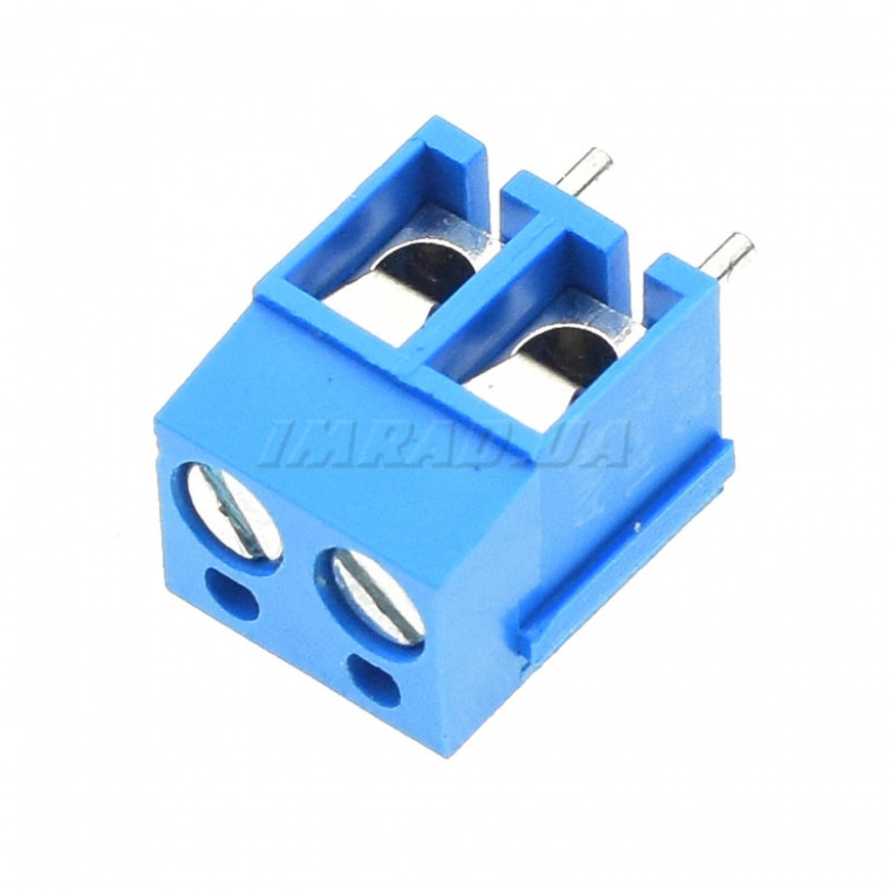 Клемник гвинтовий KLS2-300-5.00-02P-2S (клемна колодка, terminal block) для підключення та фіксації проводів