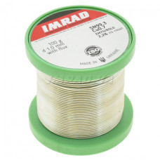 Припой Sn99, 3 Cu0, 7 с флюсом ф 1 мм катушка 100гр (оловянно-свинцовый сплав, solder wire) для ручной и монтажной пайки электроники