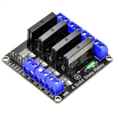 Модуль Модуль твердотільного реле 5V для Arduino 4 канала (з опторозв'язкою) для Arduino (датчик / плата розширення) для навчальних та DIY п