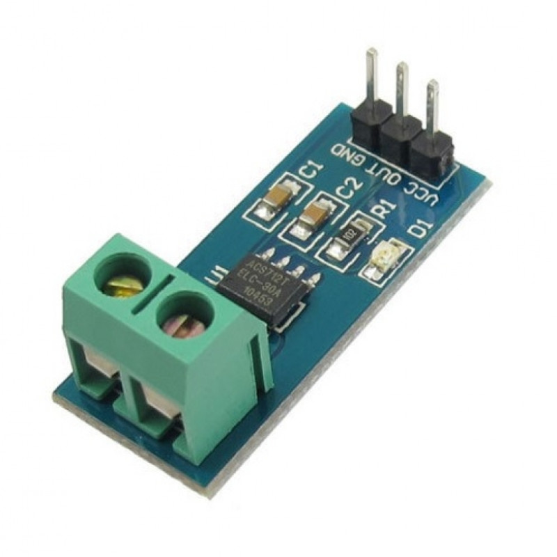 Модуль Модуль датчик струму ACS712 30A для Arduino (датчик, плата розширення) для DIY проєктів та навчання