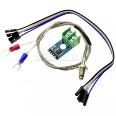 Модуль Термопара K-типа с цифровым усилителем на MAX6675 для Arduino (датчик, плата расширения) для DIY проектов и обучения