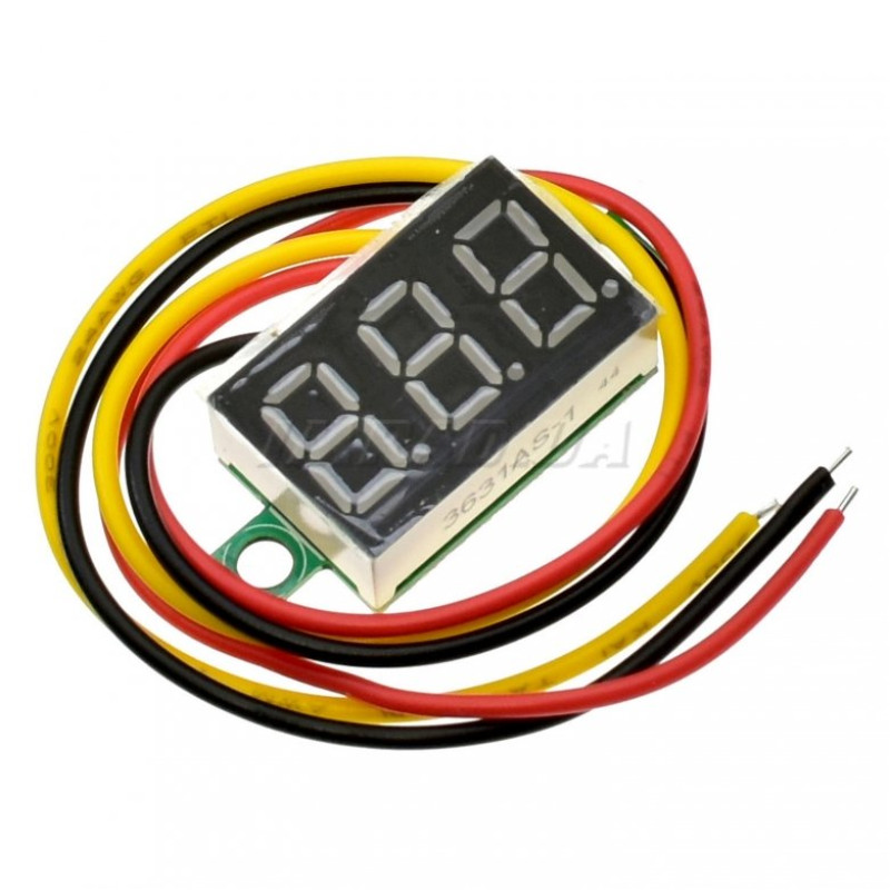 Цифровий вольтметр DSN-DVM-368 (синій) для ремонту, складання та обслуговування електроніки