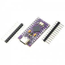 Модуль Arduino Pro Micro ATMEGA32U4 (5V, 16MHz) Type-C для Arduino (датчик, плата розширення) для DIY проєктів та навчання