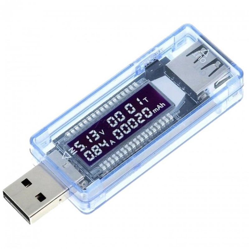 USB тестер зарядки та ємності KWS-V20 для ремонту, складання та обслуговування електроніки