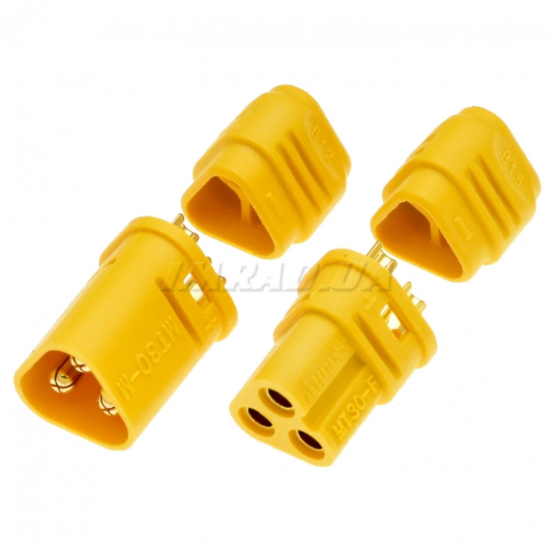 Комплект роз'ємів живлення MT30 (штекер+гніздо) для ремонту, складання та обслуговування електронних пристроїв