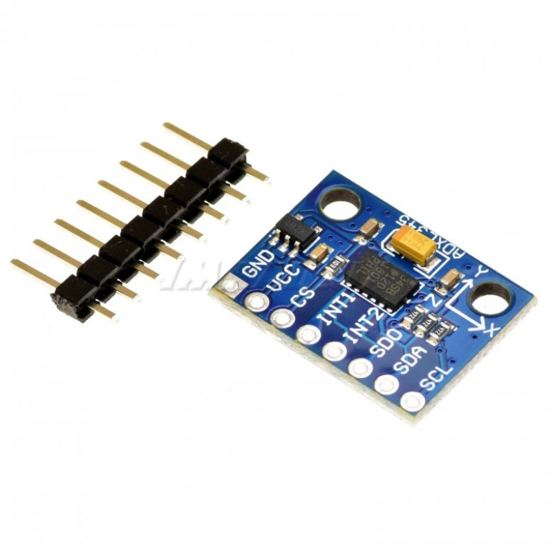 Модуль 3-осьовий акселерометр GY-291 на ADXL345 для Arduino (датчик, плата розширення) для DIY проєктів та навчання