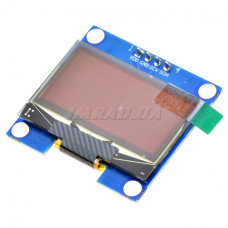 OLED LCD 1.3дюйма 128x64 I2C (синій) дисплей для ARDUINO для ремонту, складання та обслуговування електронних пристрої