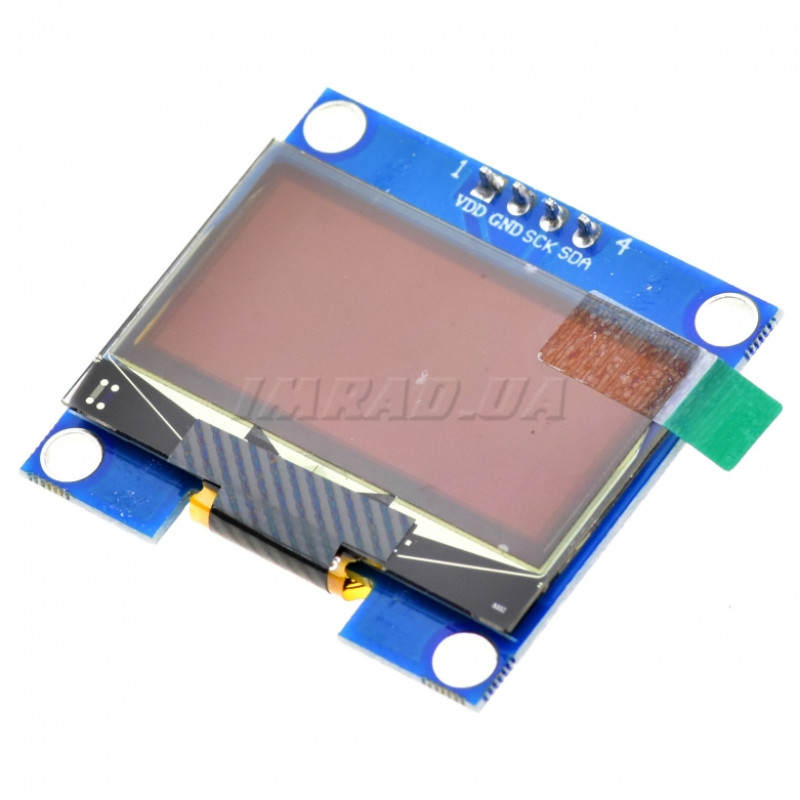 OLED LCD 1.3 дюйма 128x64 I2C (синий) дисплей для ARDUINO для ремонта, сборки и обслуживания электронных устройства