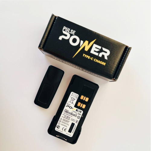 Акумулятор Pulse Power 3500 mAh з Type-C для рацій Motorola DP Акумулятор Pulse Power 3500 mAh з Type-C для рацій Motorola DP