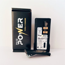 Аккумулятор для рации Motorola емкость 3000 mAh с разъемом Type-C для зарядки, совместима с: DP4800, DP4600, DP4400 Аккумулятор для рации Motorola емкость 3000 mAh с разъемом Type-C для зарядки, совместима с: DP4800, DP4600, DP4400