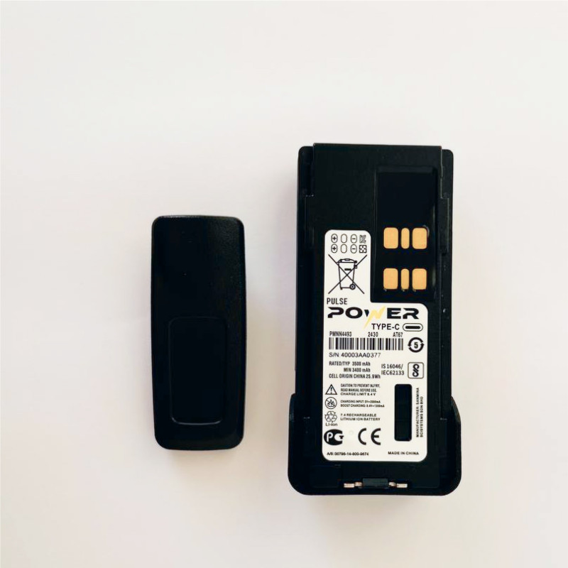 Аккумулятор для раций Motorola на 3500 mAh с Type-C для DP4400e, DP4401e, DP4800e, DP4801e