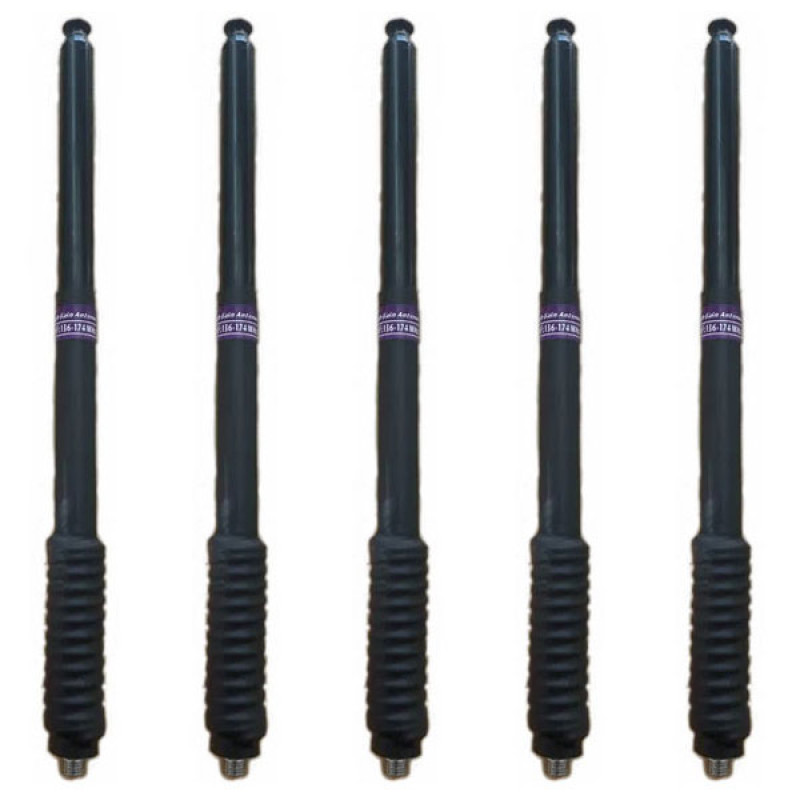 Антена для рації Motorola 128 см, телескопічна для посилення сигналу, сумісна з Motorola DP4800, DP4400, DP4600, DP 4800e, DP 4400e, DP 4600e, R7, комплект 5 шт.