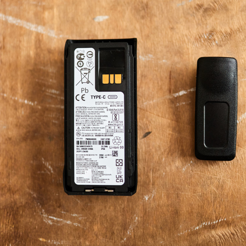 Акумулятор для рації Motorola 2850 mAh з Type-c роз'ємом для Моторола R7, R7A, PMNN4808A