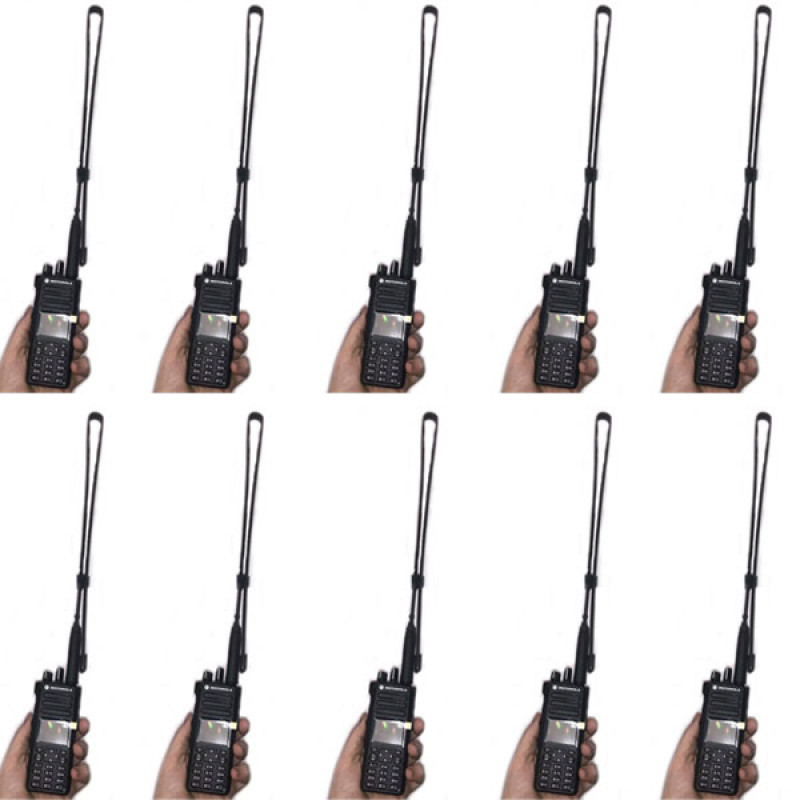 Антена для рації Motorola 108 см для посилення сигналу, сумісна з Моторолу DP4800, DP4400, DP4600, DP 4800e, DP 4400e, DP 4600e, R7, комплект 10 шт.